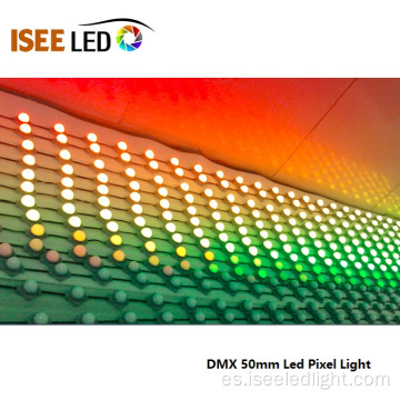 DMX 50mm Led Pixel Light para iluminación de celosía